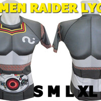 Jual Baju kaos kemeja shirt lycra kamen rider 3d full body printing murah Murah