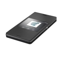 Sony SCR24 Style Cover Smart Windows Casing for Xperia Z3 - Black