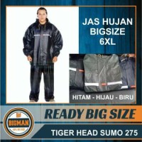 Jual Jas Hujan BIG SIZE JUMBO Tiger Head Murah