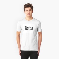 Tshirt / Kaos / Baju Death Note Kira - Putih
