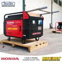 Genset / Generator Honda 2000 Watt Silent Type (Winpower - HG3000SP)
