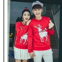 Couple Rusa Merah, Baju Couple Keren, Kaos pasangan