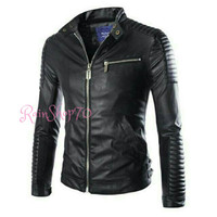 Top product Jaket Kulit Asli Pria New Sporty Rider 0105 murah