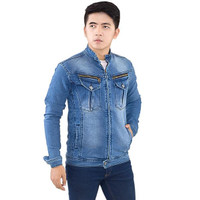 best seller Jaket Inficlo SPI 436 Biru Pria - Jacket Cowok Jeans