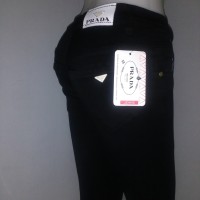 Jual Celana Jeans Prada skinny/slimfit/pensil wanita Hitam , size 27 - 30 Murah