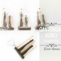 Jual Souvenir Pernikahan Gantungan Kunci Angklung Bambu Murah