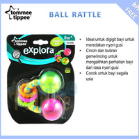 Jual Tommee Tippee Double Rolling Ball Rattle 0m+ (Mainan Bayi) Murah Murah