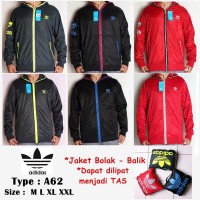 Jaket Adidas & Nike , Bolak-Balik + Di Lipat JADI TAS