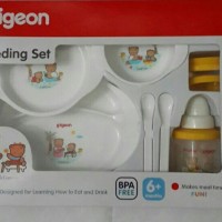 Jual Pigeon Feeding Set Baby Gift - Paket Kado Tempat Makan Minum Bayi Murah