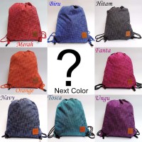 Jual Tas Serut / String Bag / Gym Sack / Tas Sepatu / Drawstring/Tas Ransel Murah