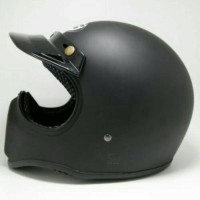 Jual Helm Cakil Hitam Polos Murah