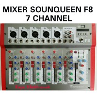 MIXER SOUNDQUEEN F8 7 channel professional Mixer audio sound system