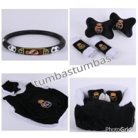 Jual bantal mobil real madrid 6 in 1 (bantal mobil, car set, bantal mobil r Murah