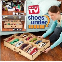 Jual tempat sepatu, kotak penyimpanan sepatu portable, kotak baju Murah