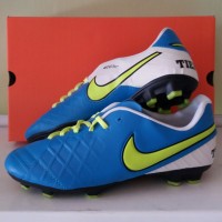 SEPATU BOLA NIKE TIEMPO LEGEND IV BLUE GRADE ORI