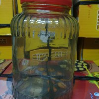TOPLES KACA BULAT KEDAUNG