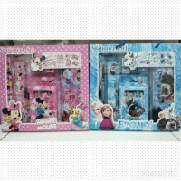 Jual 1 Set Perlengkapan Frozen / Alat tulis Karakter Frozen Murah