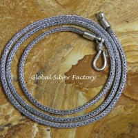 Kalung Tulang Naga Dari Perak Asli Ukuran 45cm SCC-186