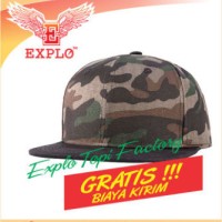 Topi Loreng Coklat High Quality buat pengguna Sepeda United Monza Snap
