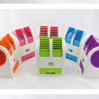 Double fan fragrance ac duduk upgrade (AC duduk mini double fan)