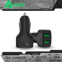 Jual Aukey CC-S3 Dual USB Ports Car Charger Murah