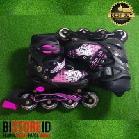 Sepatu Roda Power Aosite Ban Karet PU 7100 Pink + bajaj