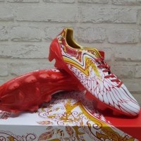 Sepatu Bola Specs Accelerator Garuda Red White 100696 Original