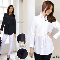Blouse / Baju / Atasan / Atasan Wanita / Blus / Hitam / Black / Putih