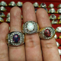 Jual Paket Koleksi Hemat! 3pcs Cincin Titanium Kalimaya Australi Super Murah