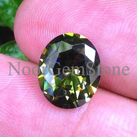 Jual Green Peridot Oval Cutting Murah
