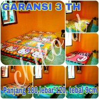 Jual kasur busa lantai surpet sprei katun karakter bola murah Murah