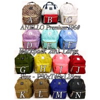 Tas Ransel Anello Besar Large 196 Backpack 2in1 Cewek Cowok Jepang