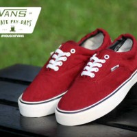 Sepatu Pria Vans Suicidal Tendencies Maroon Waffle IFC Casual Sneakers