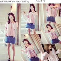 pink tessel sweater