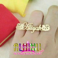 CINCIN NAMA HELLO KITTY GOLD LAPIS EMAS