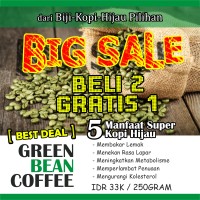 Jual Kopi Hijau / Green Bean Coffee ( Natural Fat Burner ) Murah