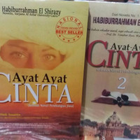 Buku sepaket novel ayat-ayat cinta jilid 1 dan 2 by habiburrahman el s