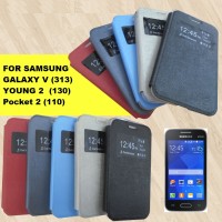 Flip Cover Single Window view Samsung Galaxy v /young 2/pocket 2