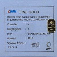 BELI-JUAL EMAS ANTAM 1g, TRANSAKSI KARTU KREDIT.
