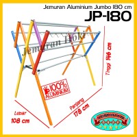 Jual Jemuran Baju Aluminium Jumbo 180 cm (9 Palang) Murah