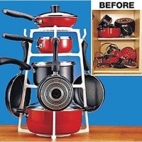 Jual Panci Organizer Cookware Pantree Kitchenware Organizer Pan Tree Murah
