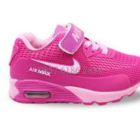 sepatu anak import branded nike airmax pink sport girl premium shoes
