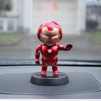Jual ironman action figure solar toys dashboard mobil Murah