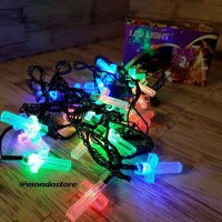 Jual Lampu LED Dekorasi Natal bentuk Salib Murah