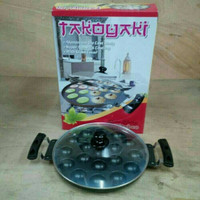Jual Cetakan Takoyaki 19 lubang / Snack Maker/Cake pan 19 lubang Murah