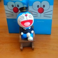 Jual celengan doraemon kursi goyang yang unik Murah