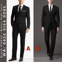 Jual Setelan jas blazer pria slim fit Nikayu Murah