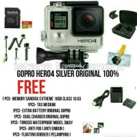 New Action Cam / Kamera GoPro Hero 4 Silver Edition Paket Go Pro Hero4