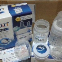 Jual Botol Dot Susu Anak Bayi Baby Milk Bottle Avent 125ml BPA Free 2pc 0m+ Murah