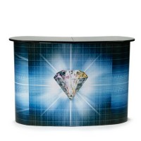 Pop Up Table / Booth / Meja / Event Desk - Include Print